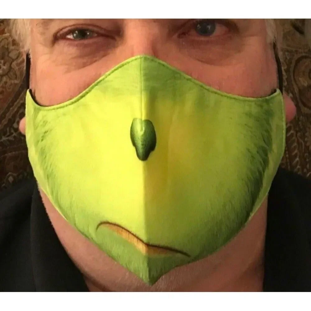 Grinch Face Mask